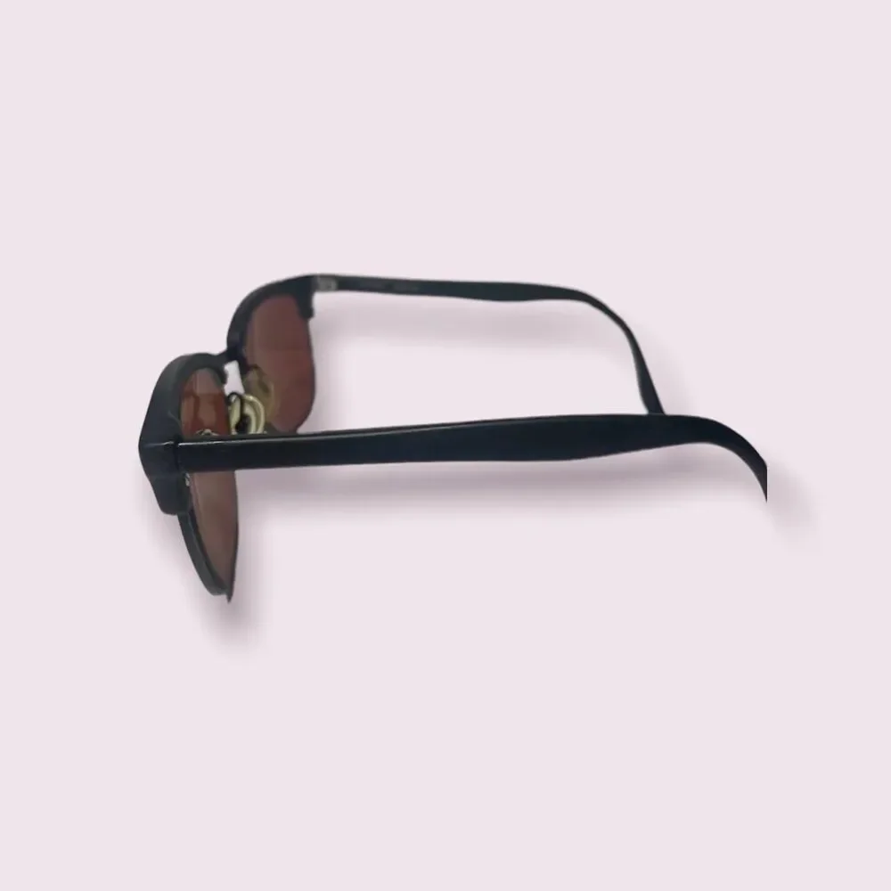 Marcolin‎ Round Black Sunglasses Italy